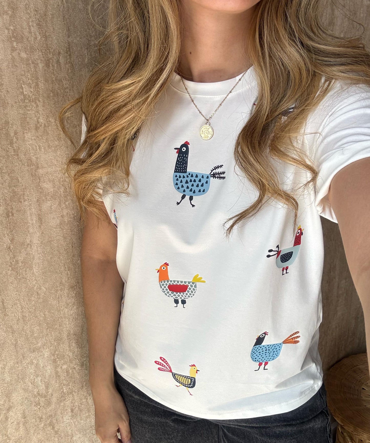 CAMISETA FIESTA DE GALLINITAS
