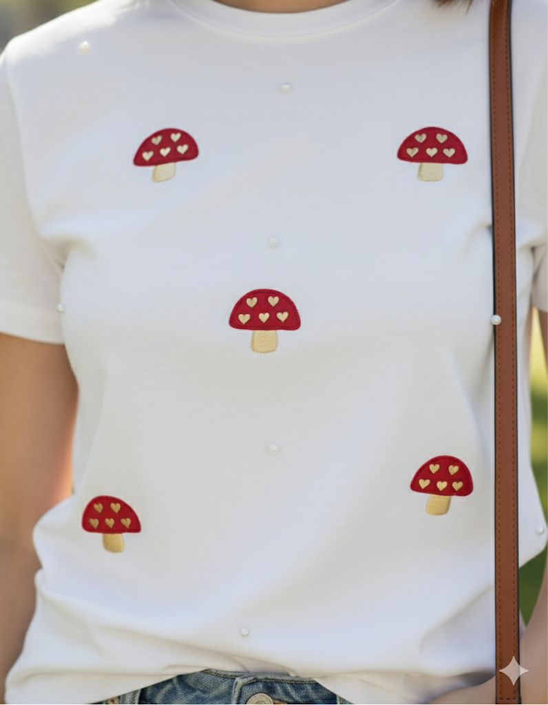 CAMISETA LOVE MUSHROOMS