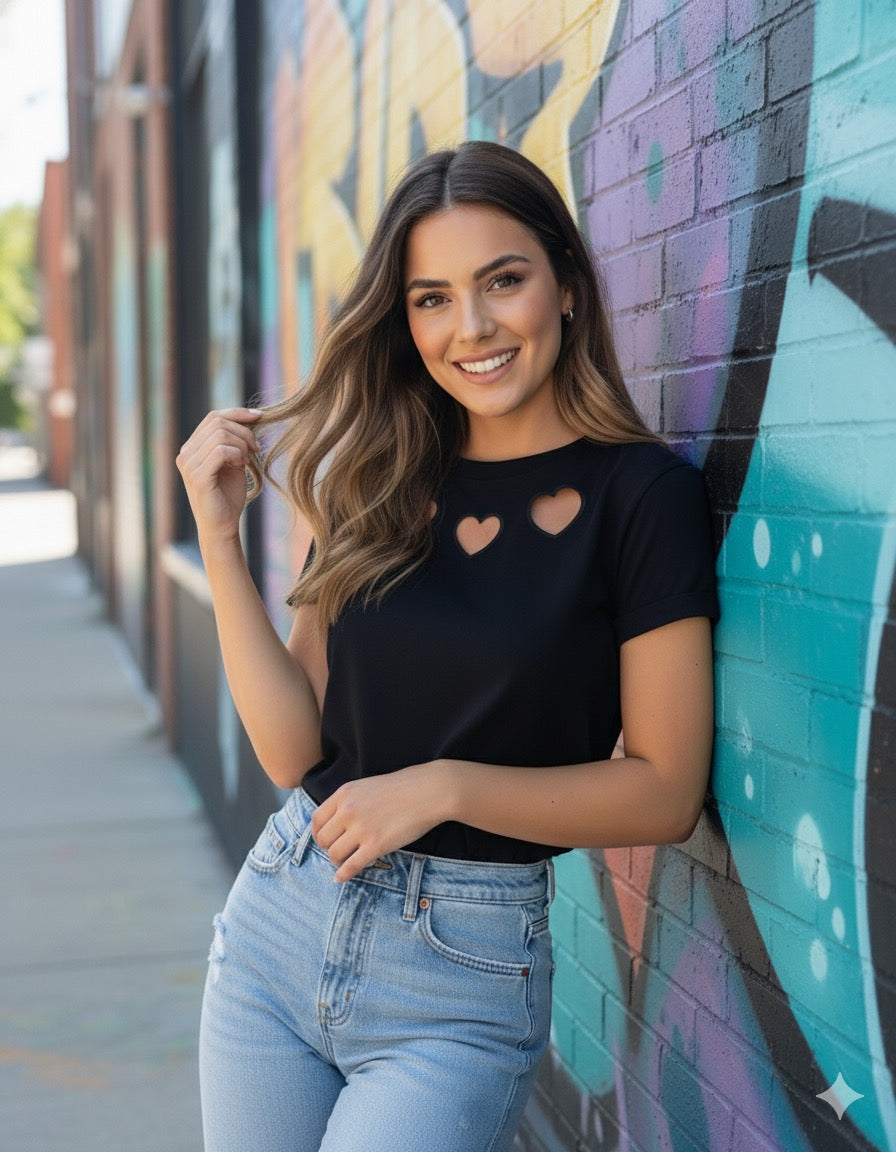 CAMISETA 123 ME FALTA TU CORAZON