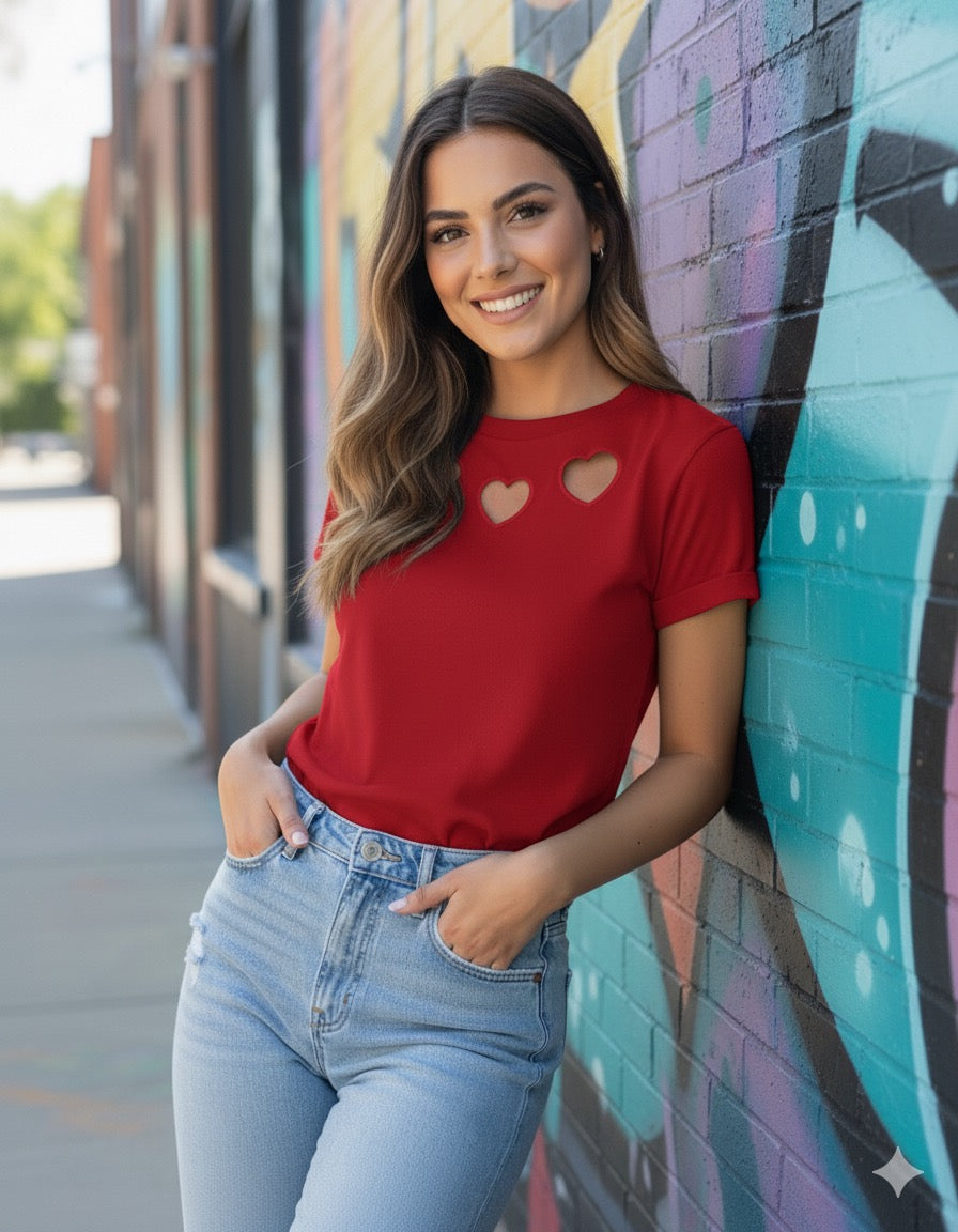 CAMISETA 123 ME FALTA TU CORAZON