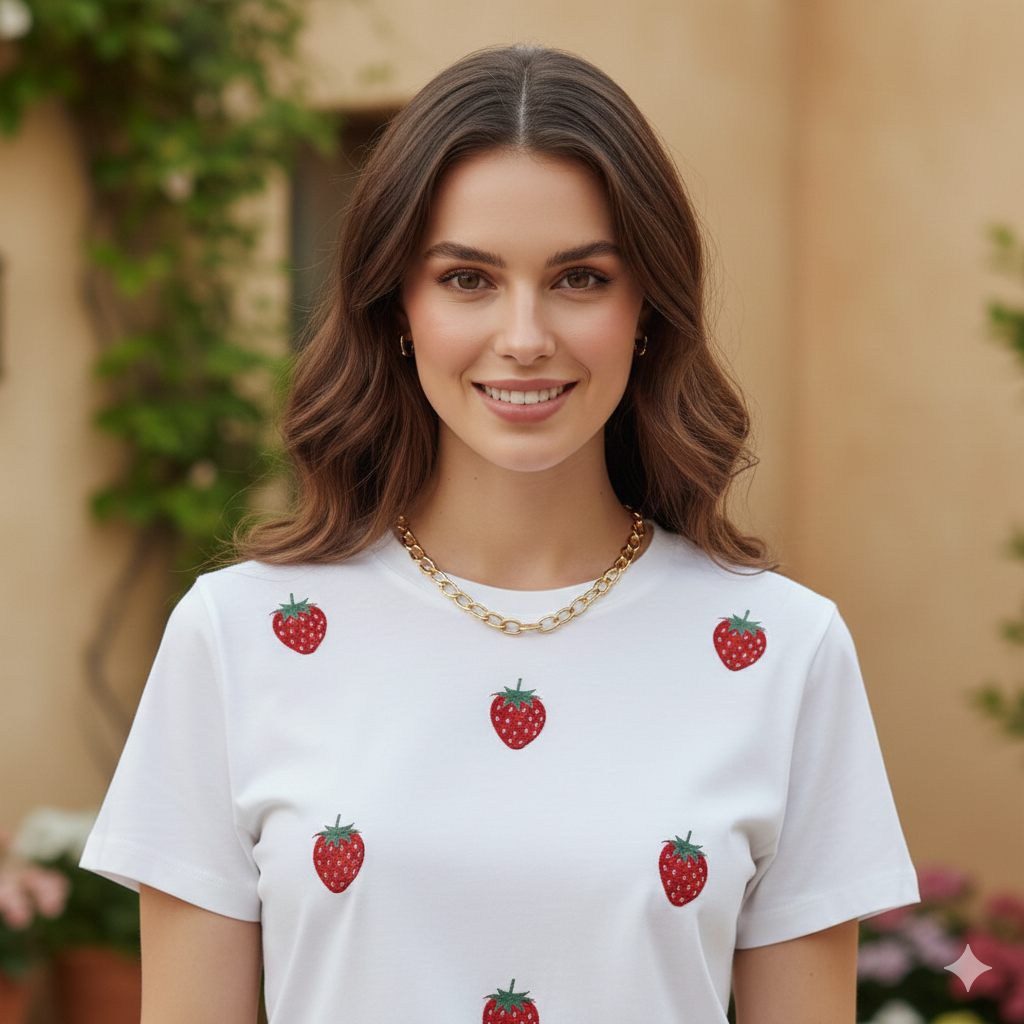 CAMISETA STRAWBERRY FIELDS