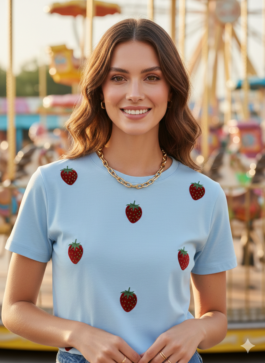 CAMISETA STRAWBERRY FIELDS