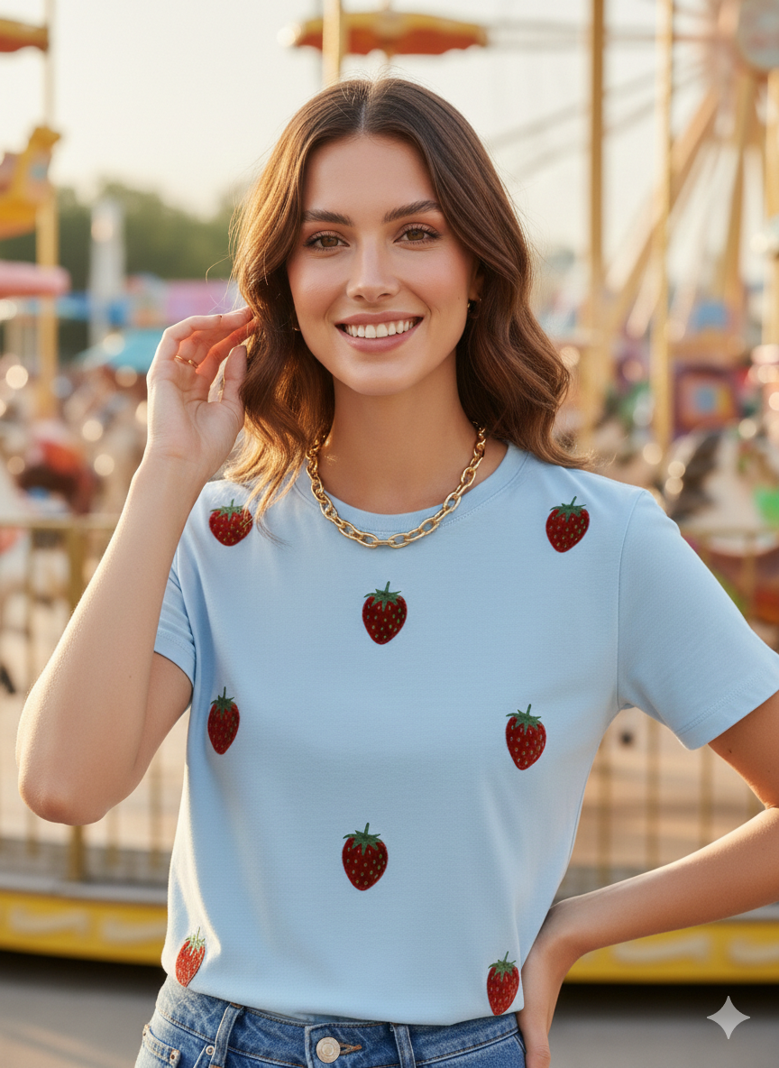 CAMISETA STRAWBERRY FIELDS
