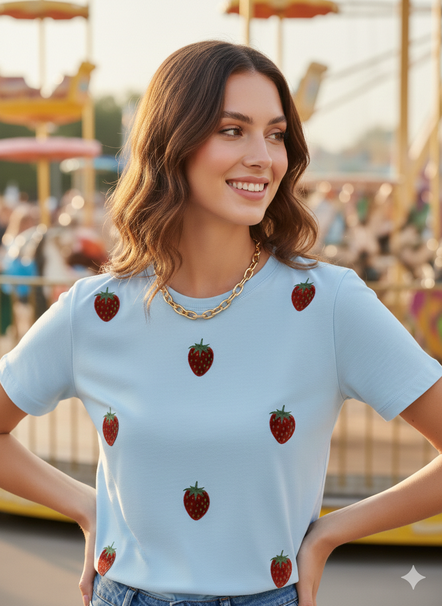 CAMISETA STRAWBERRY FIELDS