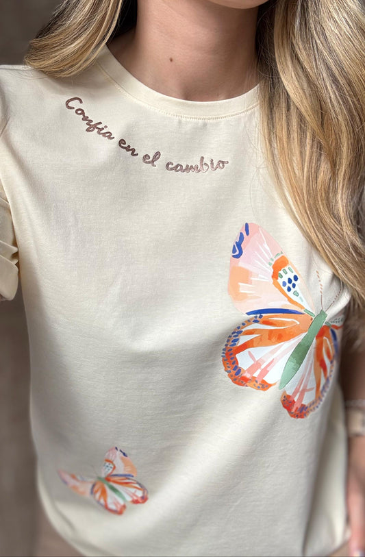 CAMISETA CONFIA EN EL CAMBIO