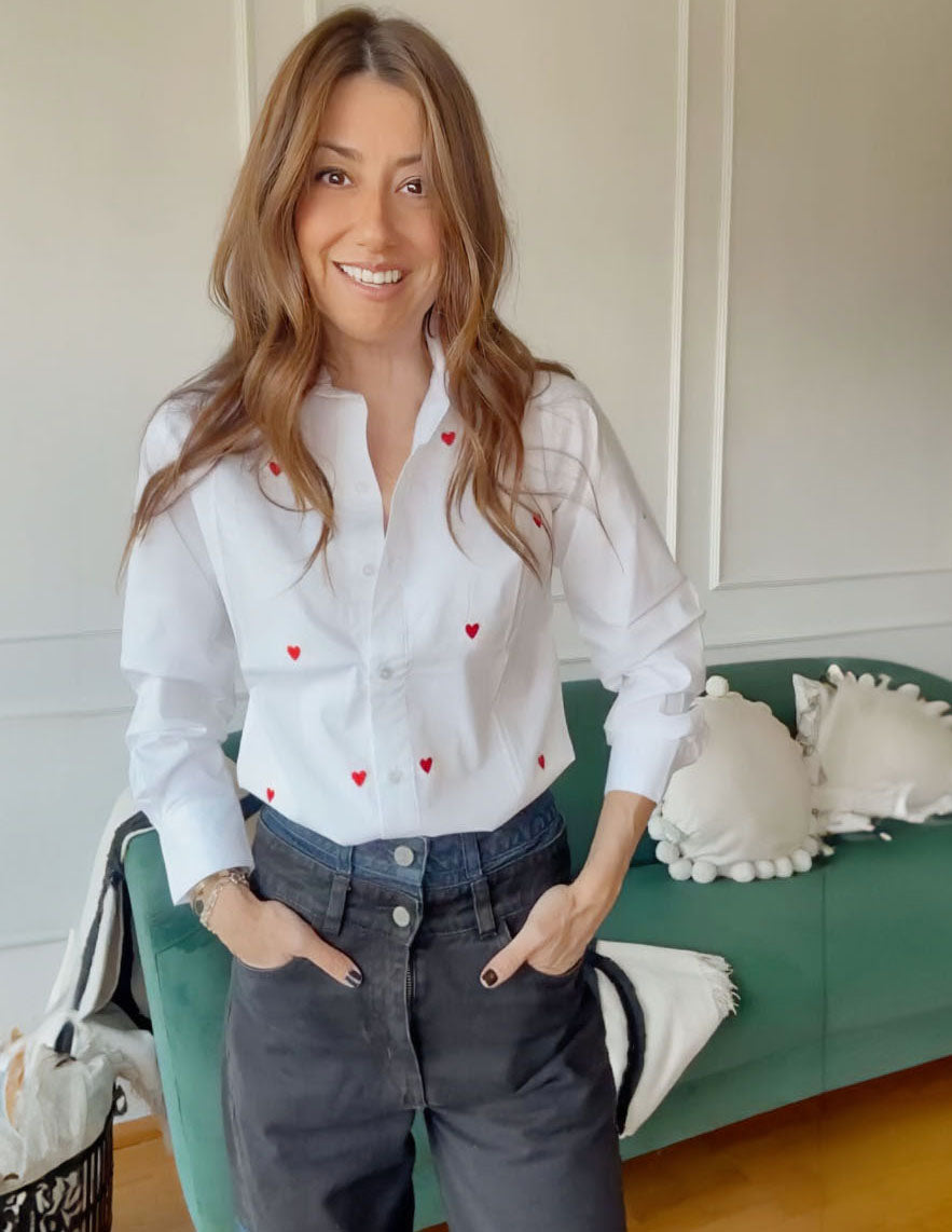 CAMISA NUEVA YORK ||| CORAZONES ALBOROTADOS