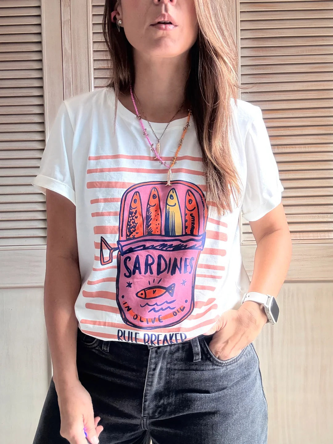 CAMISETA SARDINAS ENLATADAS