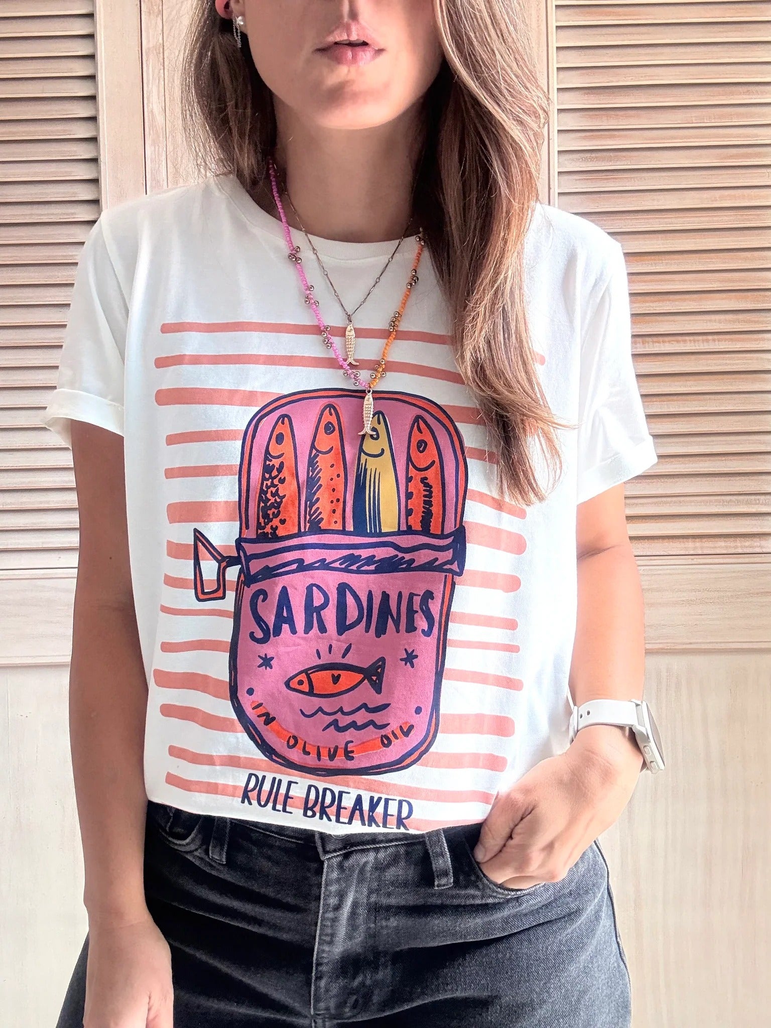 CAMISETA SARDINAS ENLATADAS