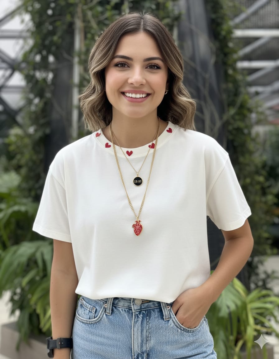 CAMISETA FIESTA DE CORAZONES