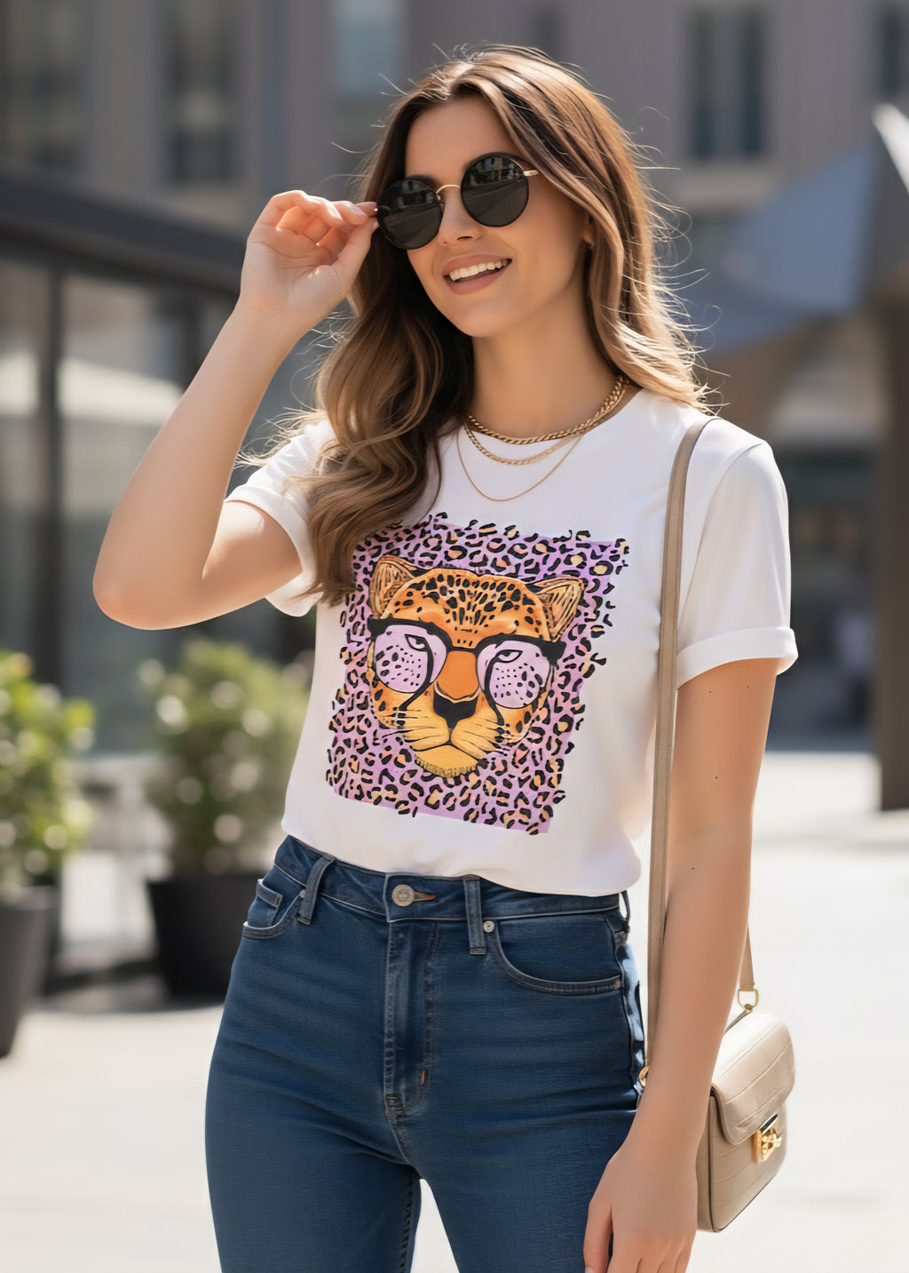 CAMISETA CHEETAH CON GAFAS