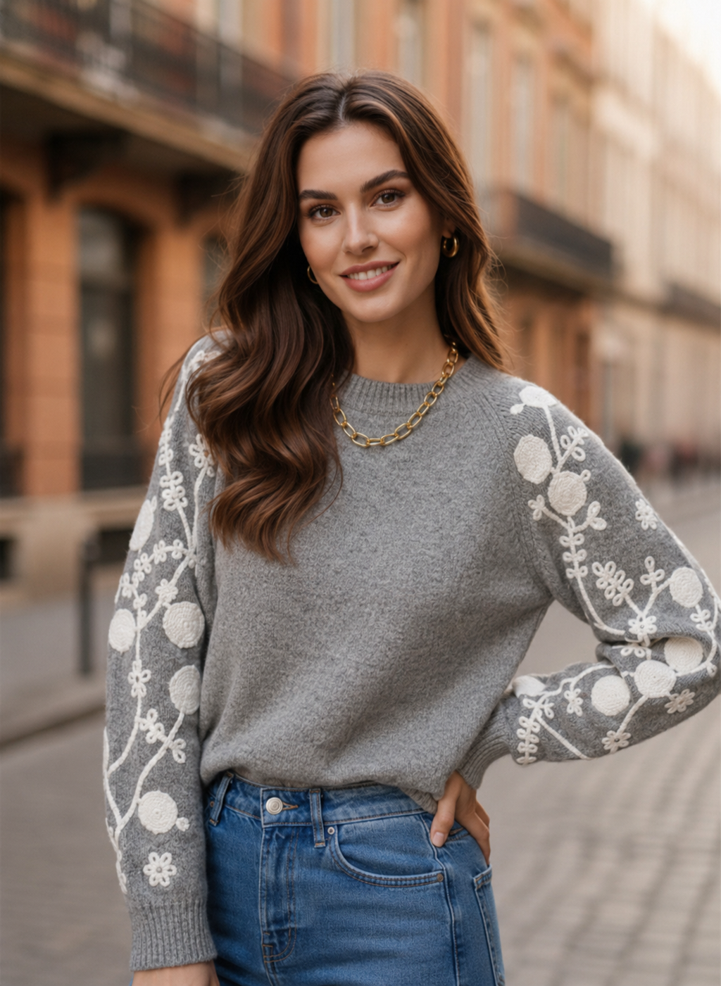 SACO JARDIN DE CROCHET