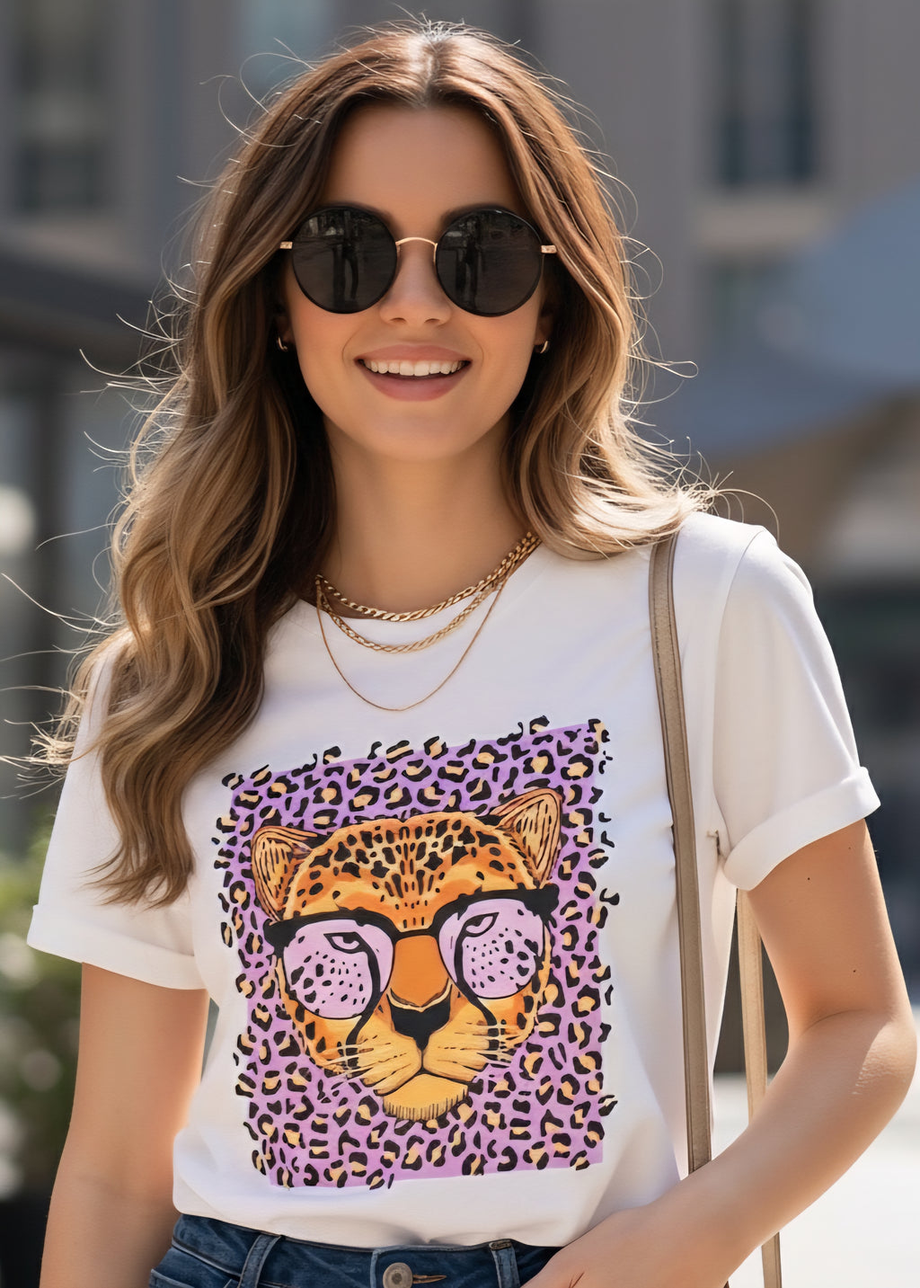 CAMISETA CHEETAH CON GAFAS