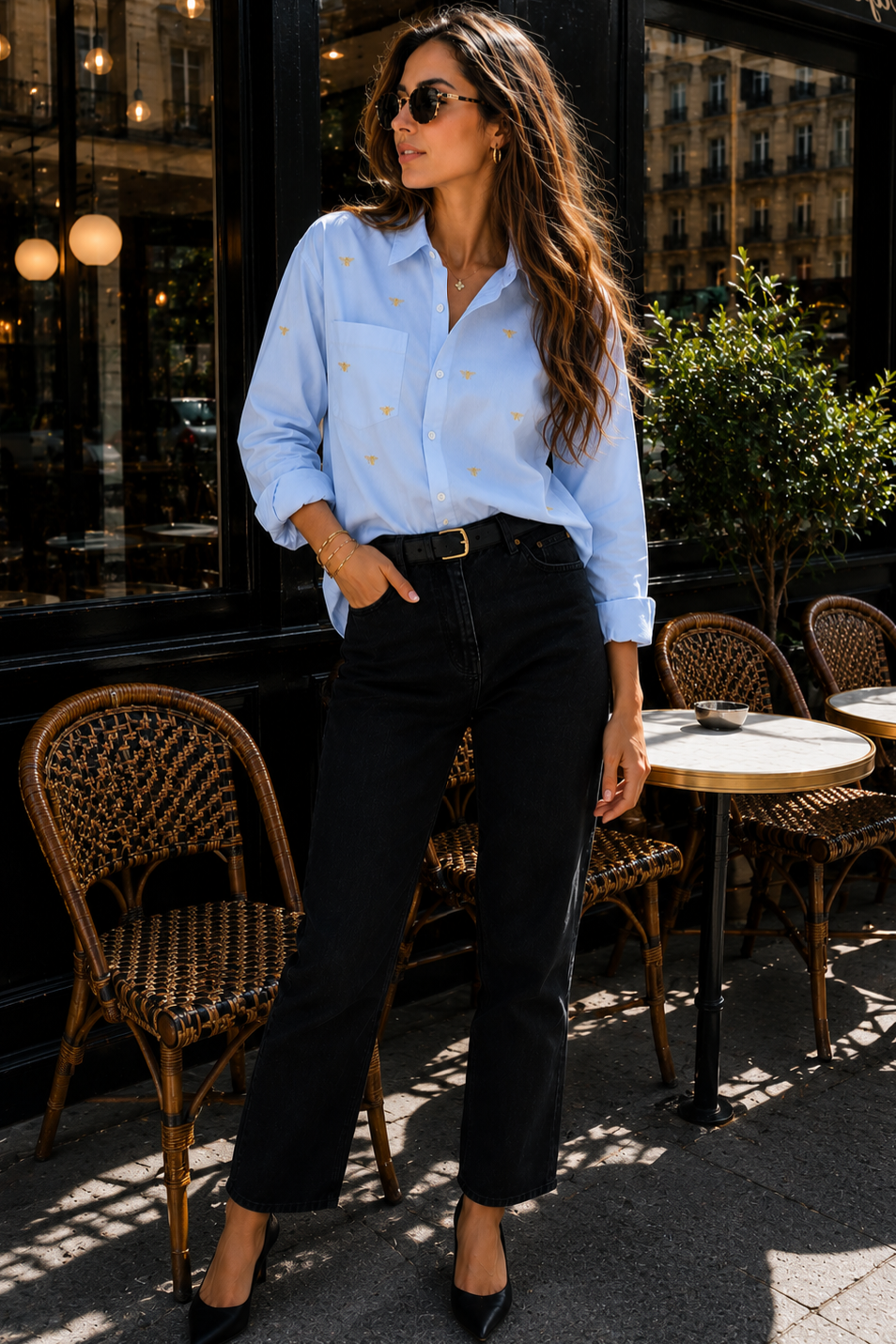 CAMISA ADELAIDA ||| LAS ABEJAS