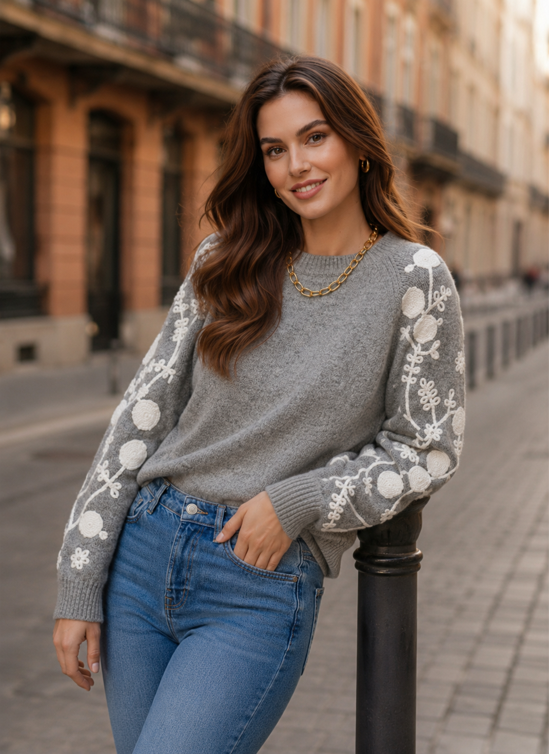 SACO JARDIN DE CROCHET