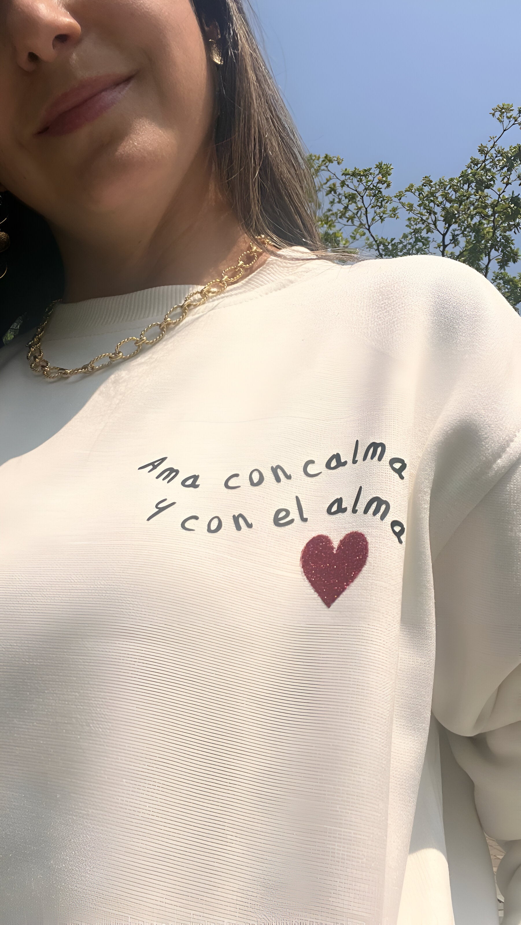 HOODIE AMA CON CALMA Y CON EL ALMA