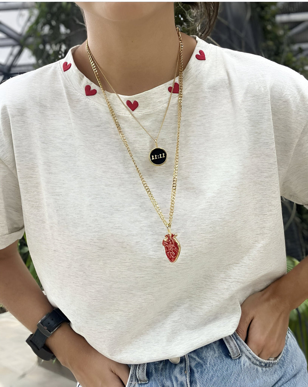 CAMISETA FIESTA DE CORAZONES