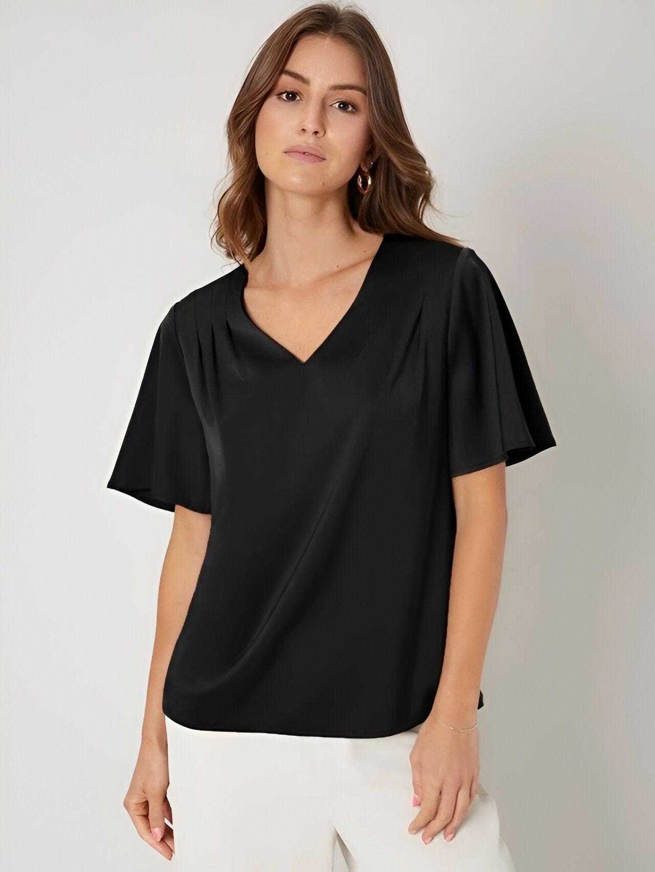 BLUSA MANGA VOLADO