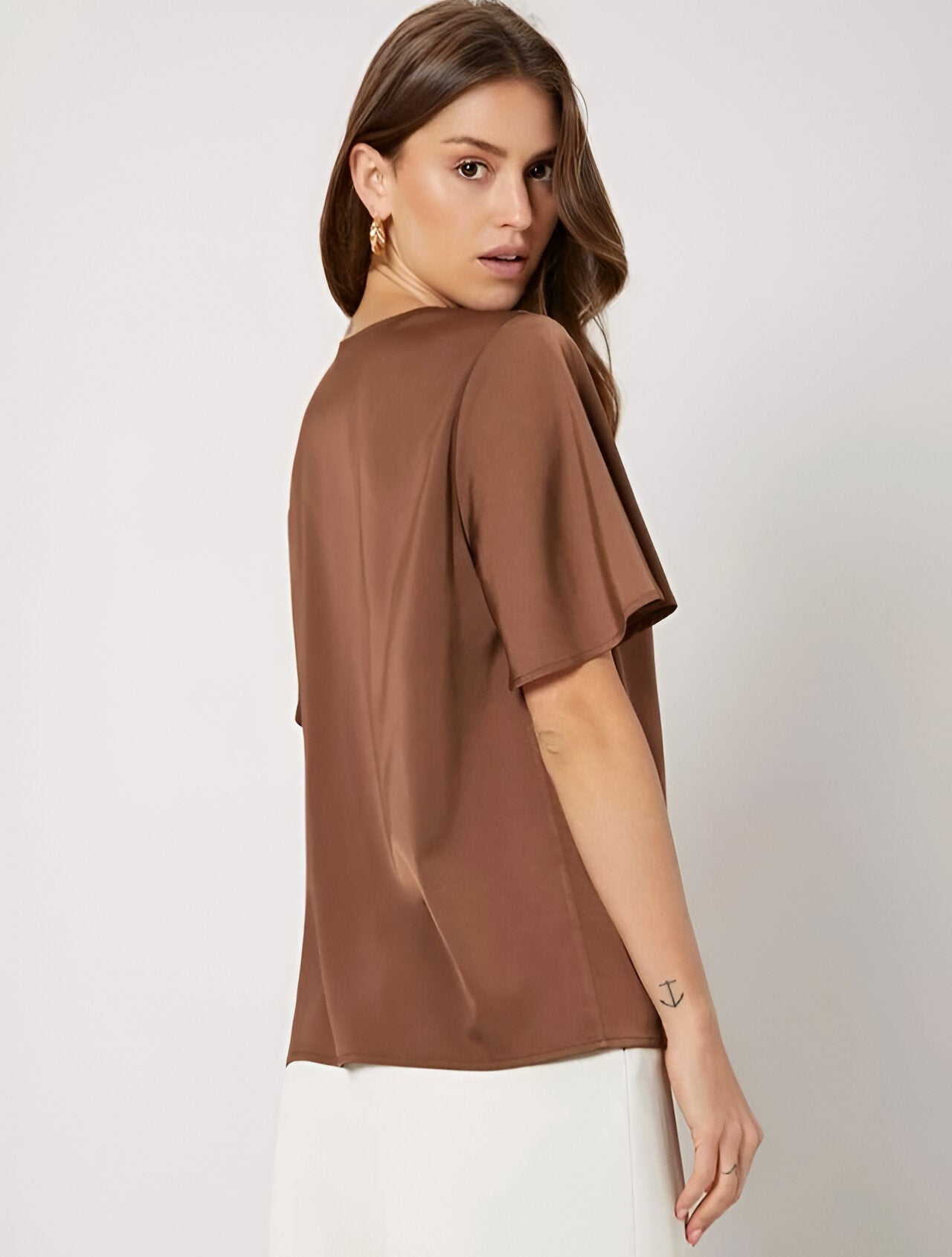 BLUSA MANGA VOLADO
